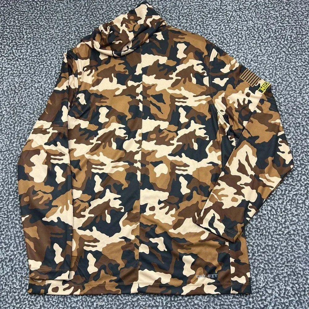 Air Jordan Michigan Wolverines OHT Hoodie Men Large Camo Long Sleeve New L
